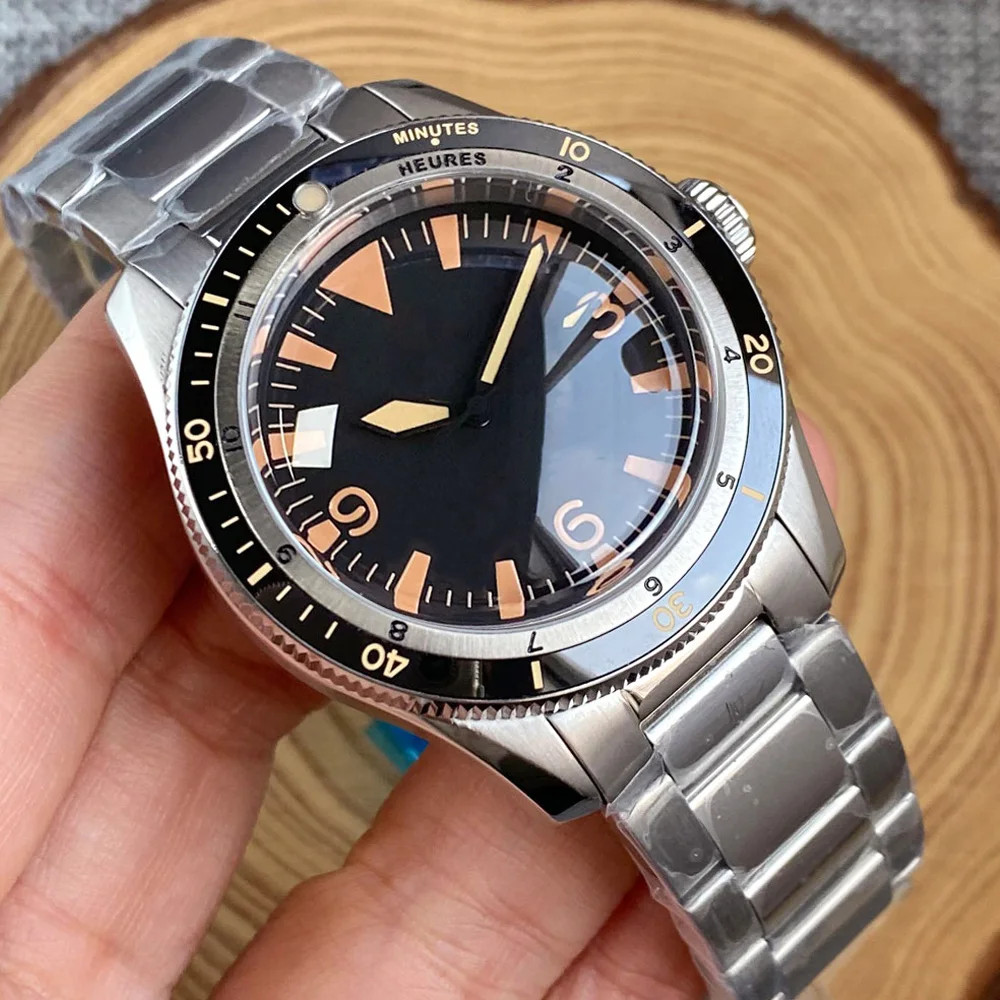 Tandorio NH35A PT5000 Automatic Dive Watch 200m Waterproof Sapphire Ceramic Men