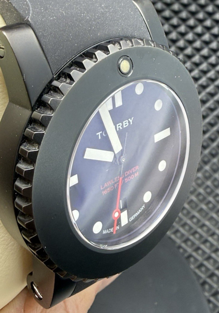 Tourby Lawless Diver 45MM Black PVD, UBER THICK CHUNKY MONKEY~1650’ 500M Depth