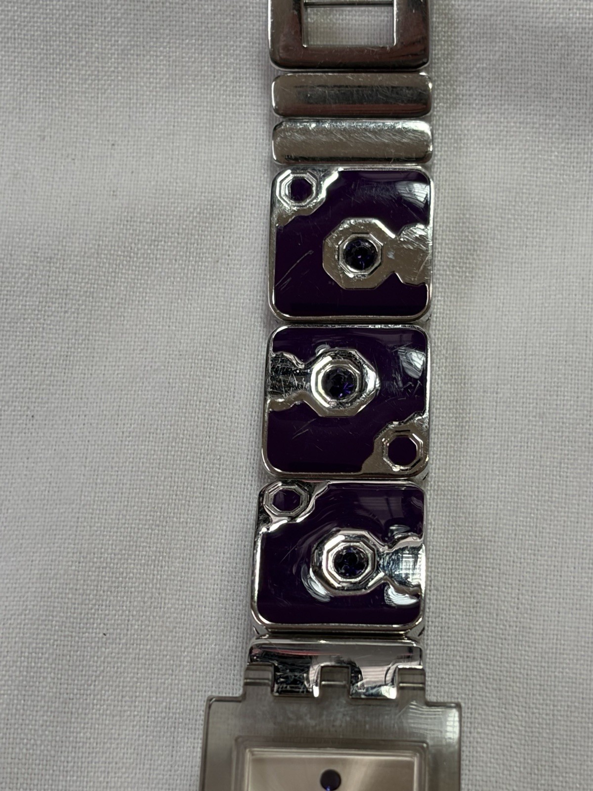 Swatch Swiss SUBF100G “Lavender Field” Purple Bracelet Ladies Watch Runs 2006