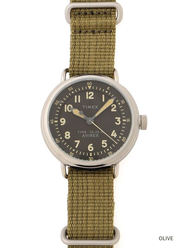AVIREX TIMEX Watch Avirex 50th Anniversary TIMEX TYPE 25A Midget 7835973002 AVIR