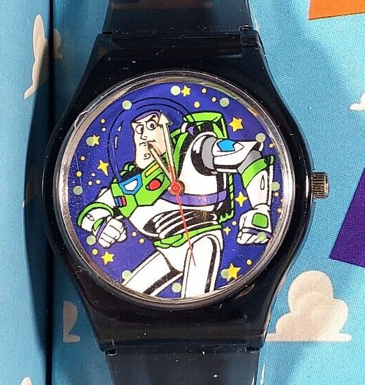 Buzz Lightyear from Toy Story Fantasma Cartoon Movie Character Watch in Box
