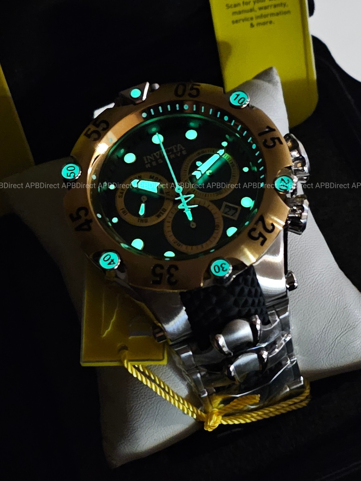 Invicta – Venom COBRA – Swiss Z60 Chronograph Mother-of-Pearl Dial – mens watch