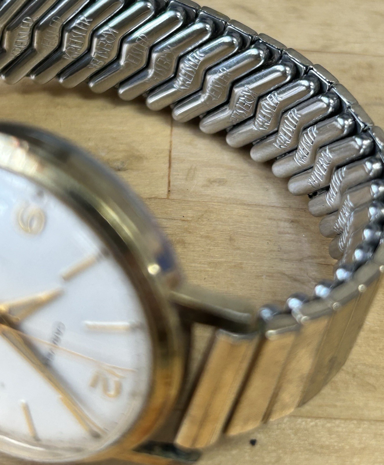 Vintage Caravelle Men’s Watch Water Proof Gold Filled Appears To Run