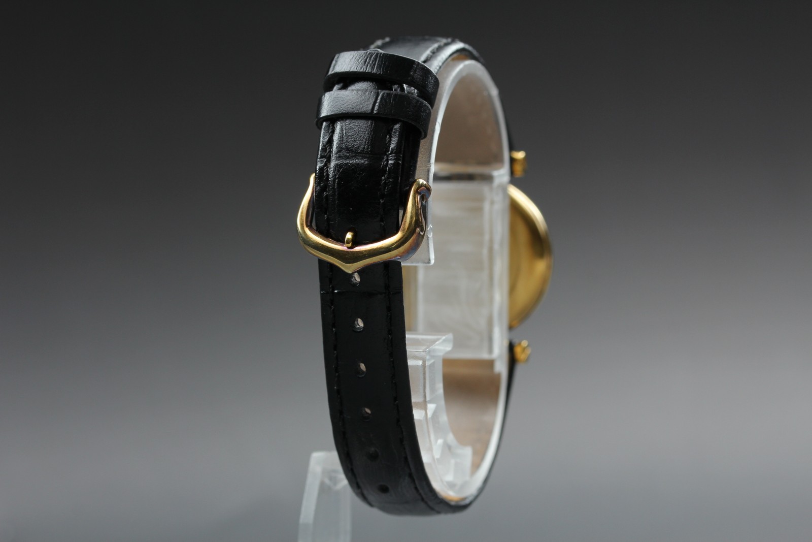 [Exc+5] Cartier Must de Vendome black dial 925 hallmark. From JAPAN