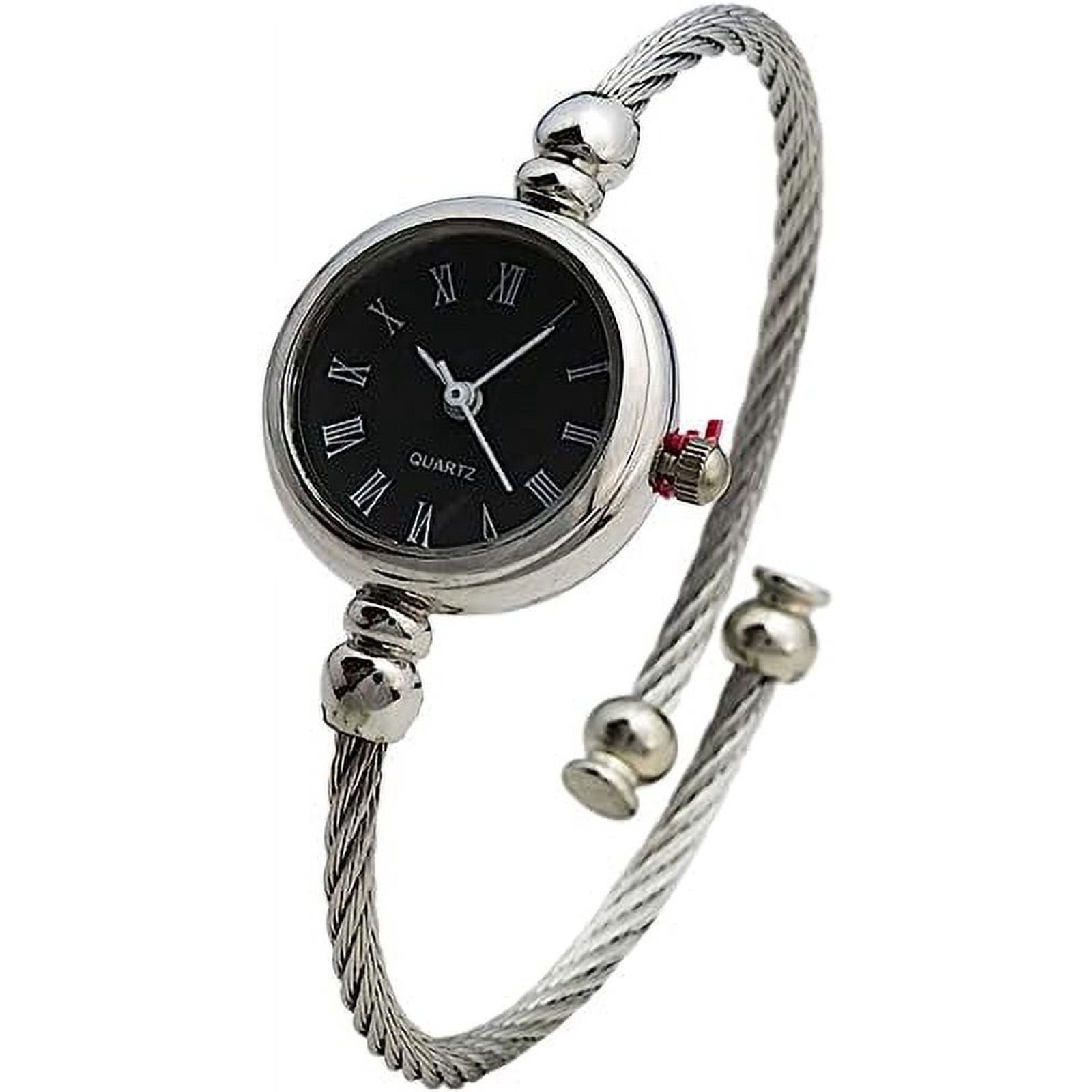 Blekon Collections Quartz Womens 23mm Case Small Wire Bangle Watch