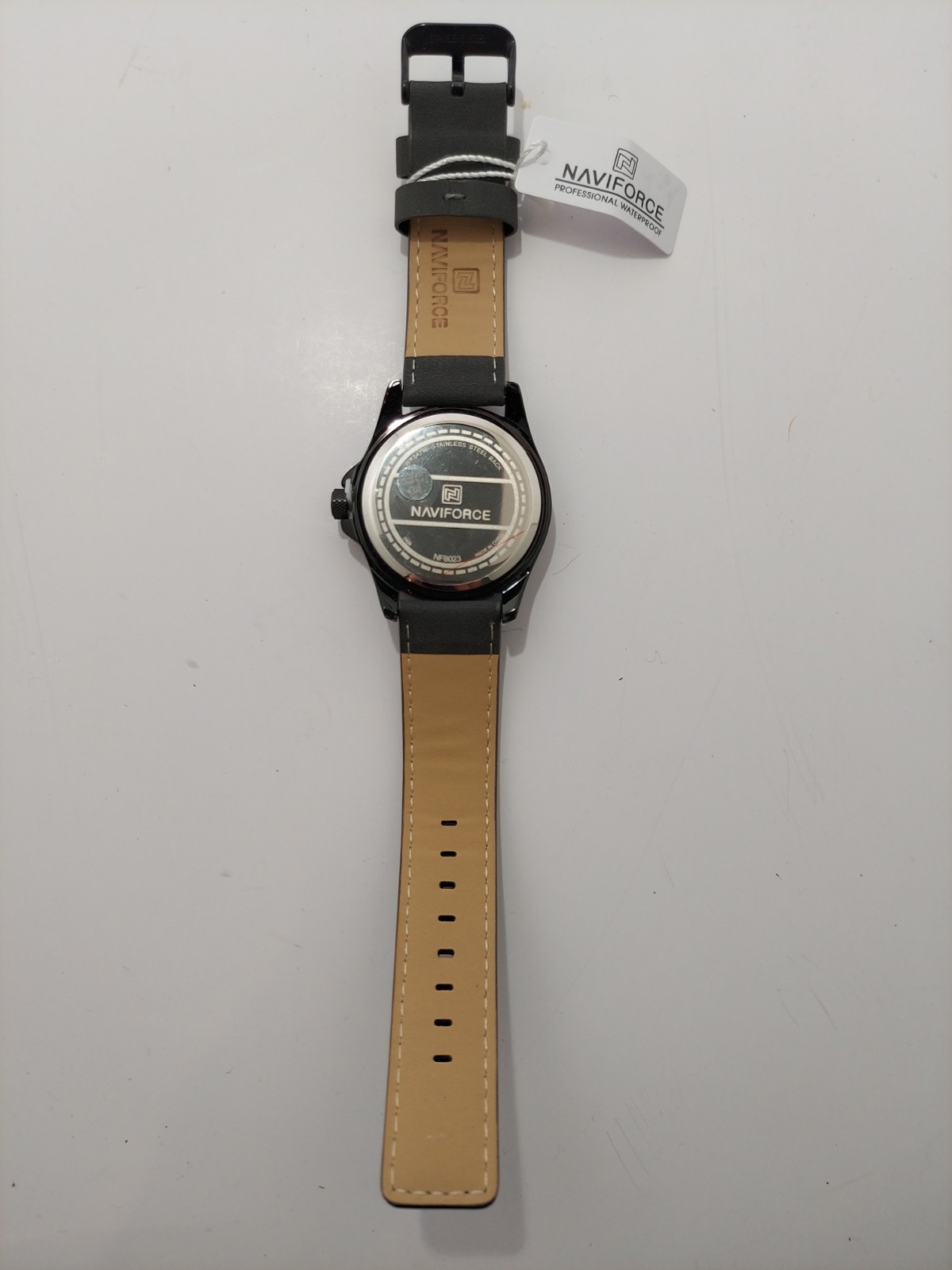 NAVIFORCE NF 9099 Brand Black Quartz Men Military Style Watch 48mm NWOB New