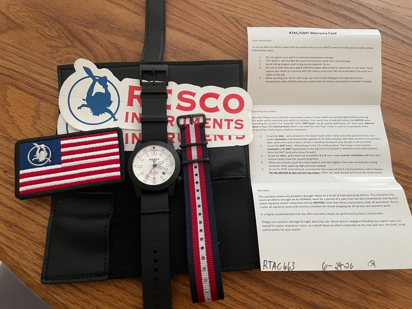 Resco Instruments RTAC custom 44mm GMT Swiss quartz
