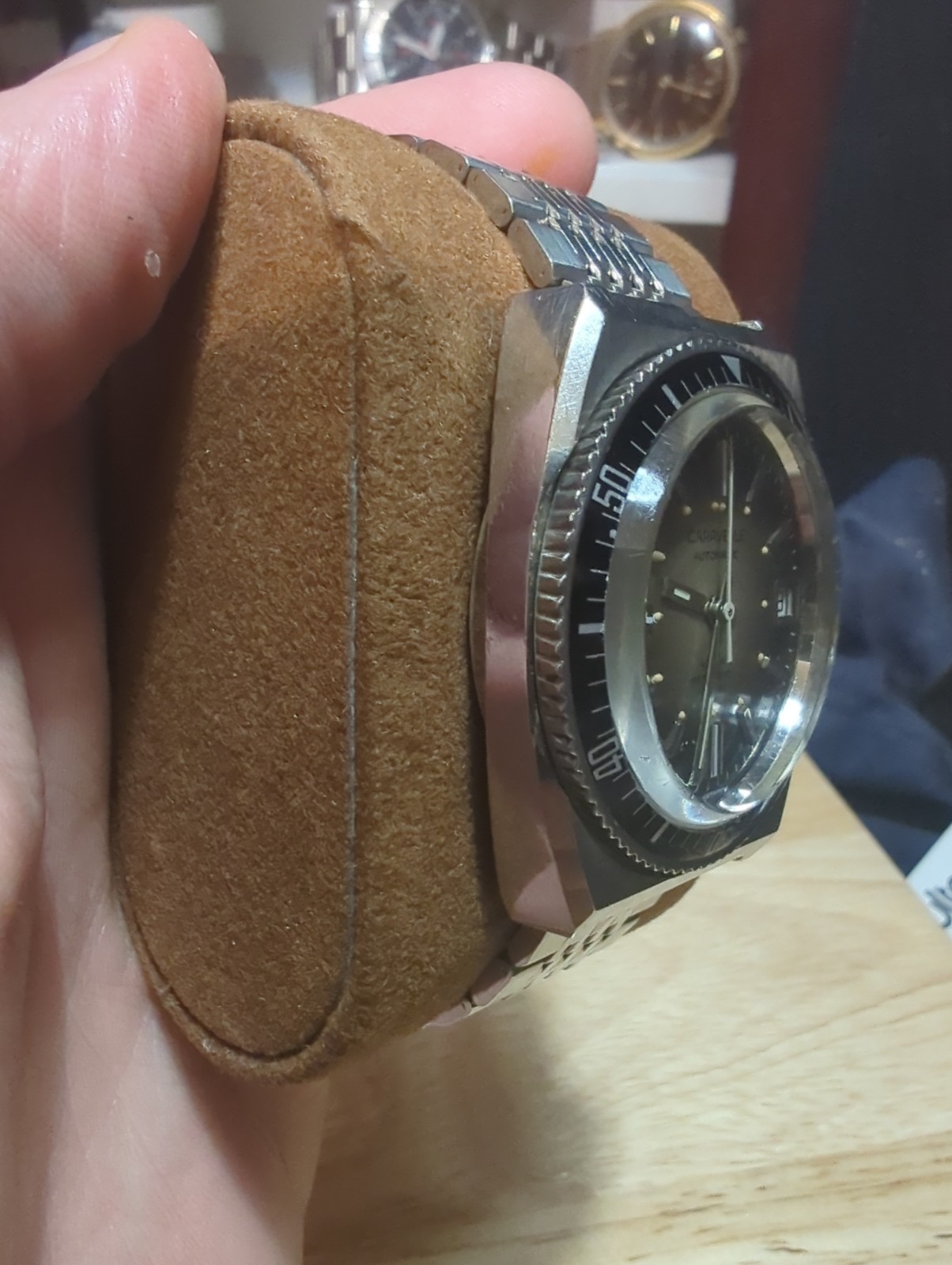 Vintage Bulova Caravelle Devil Diver 666 Ft N6 1976 Charcoal Sunburst Dial
