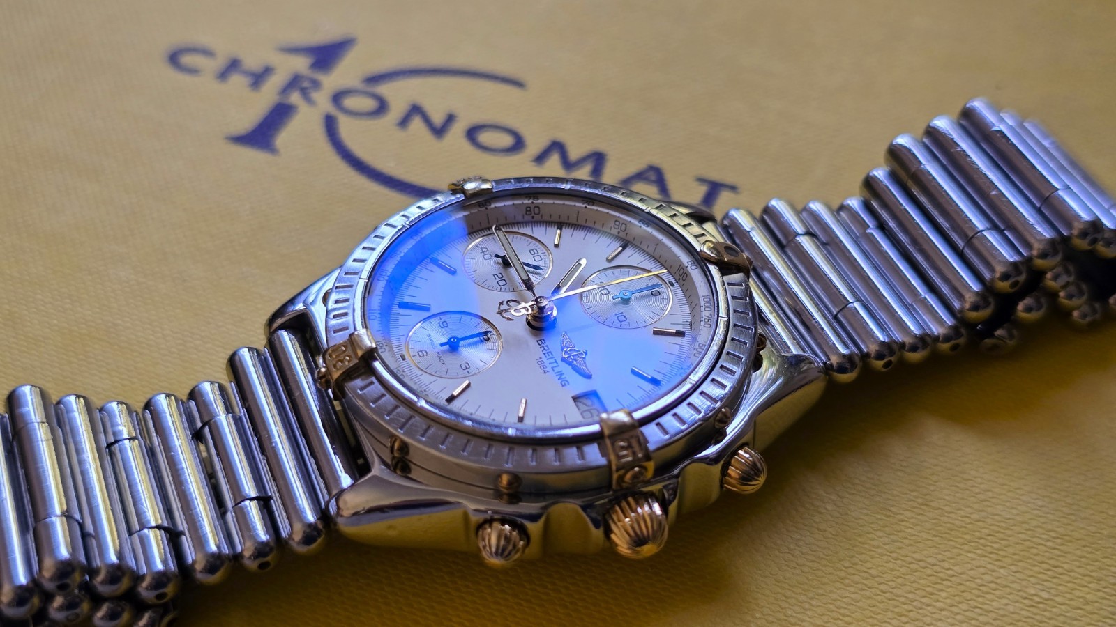 Limited Edition Breitling Chronomat, Rouleaux Bracelet – Serviced, Full Set!