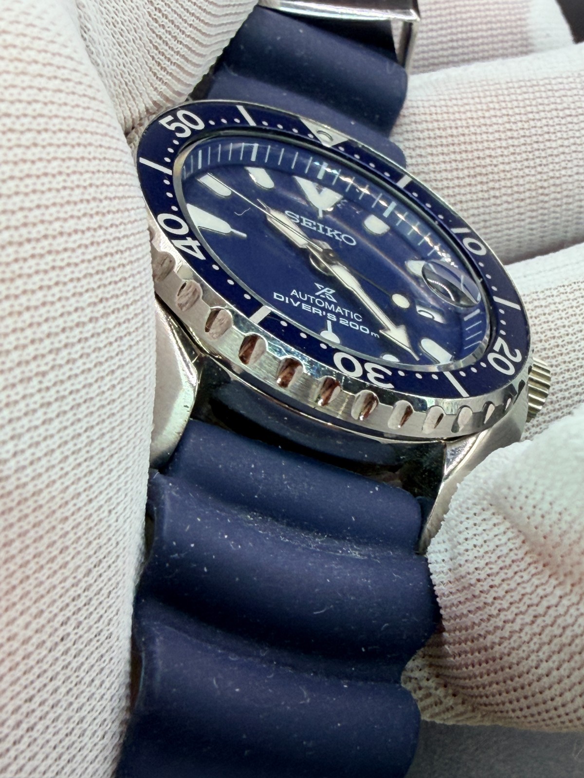Seiko Prospex SRPC39K1 Blue Mini Turtle Automatic Diver Watch 4R35-01Y0 Loose
