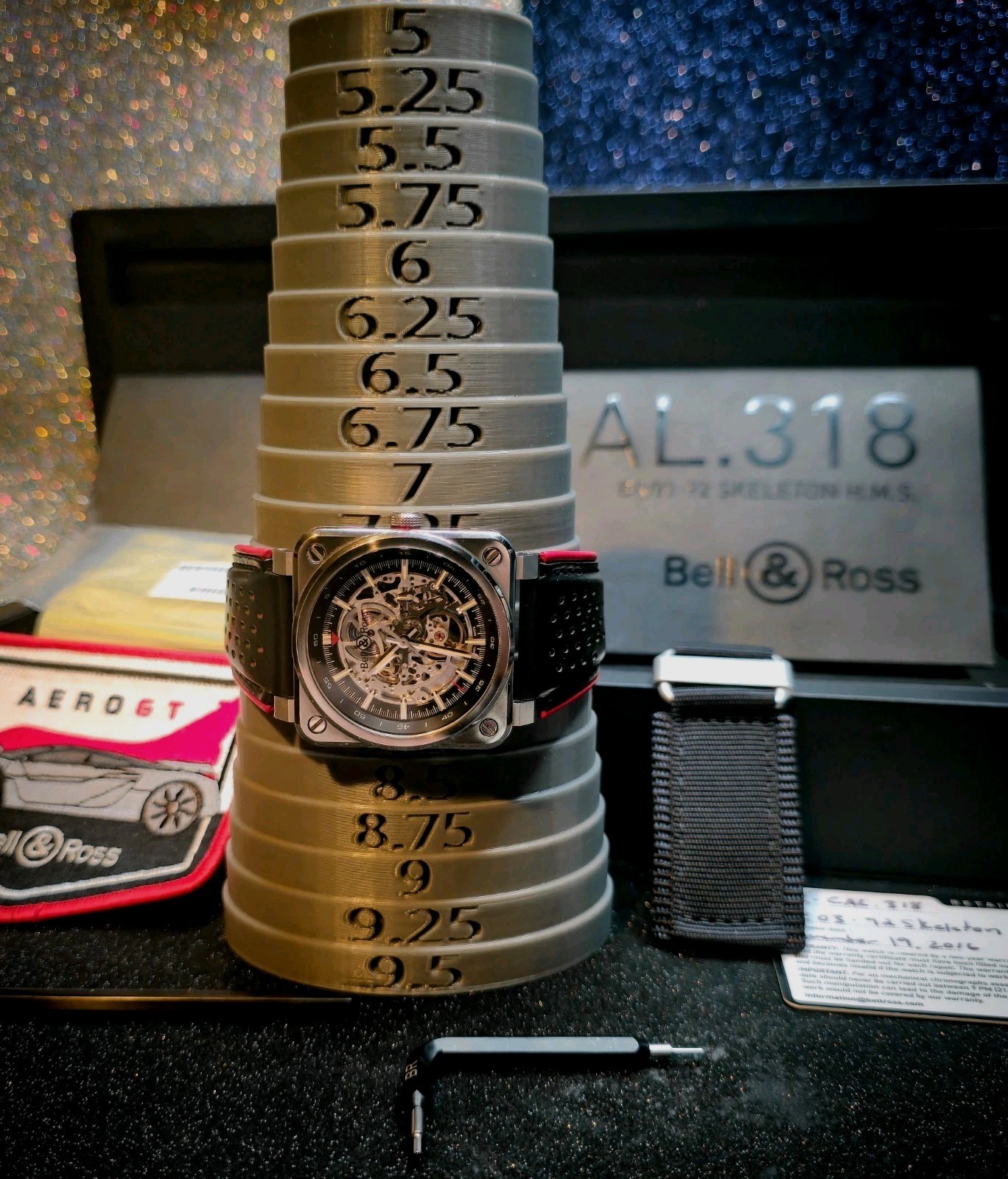Bell＆Ross Aero GT BR03-92 LIMITED EDITION Complete Set, Automatic, Skeleton WOW!