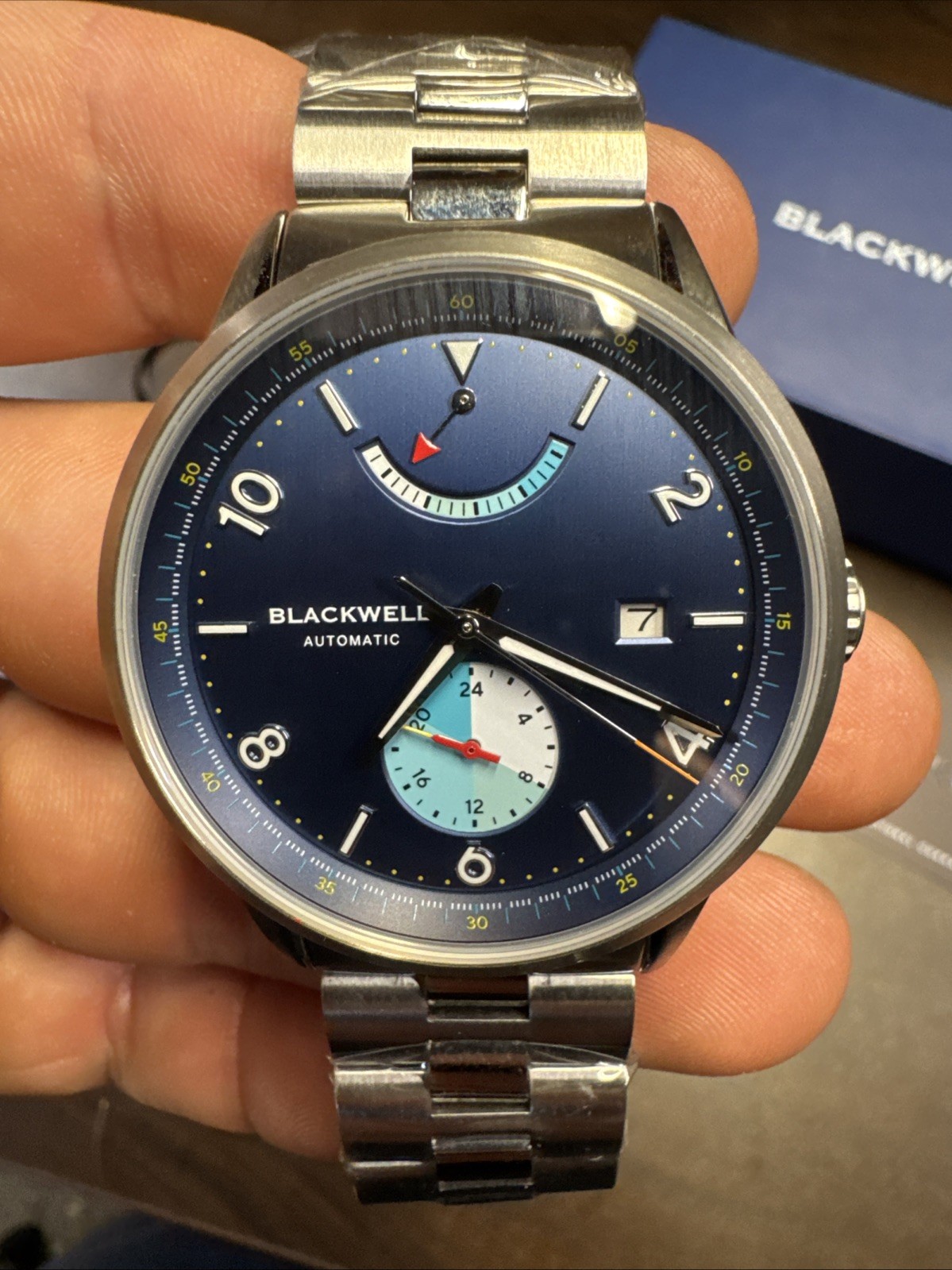 BLACKWELL 43mm AUTOMATIC 10ATM Multi-Jeweled Men’s Watch