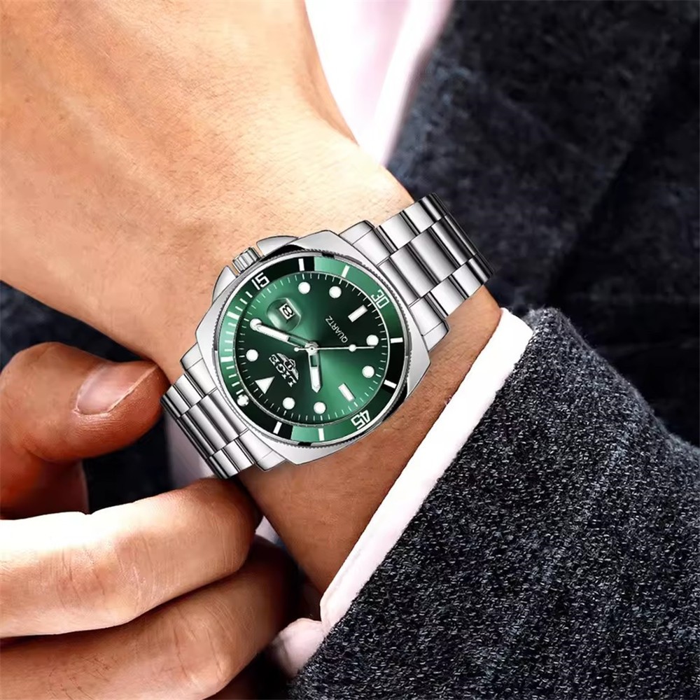 LIGE Men Watch Brand Luminous Wristwatch Business Male Calendar Steel Watches