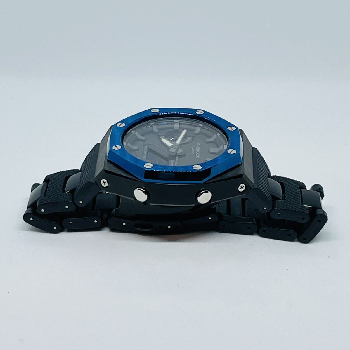 CASIO G-SHOCK GA-B2100 Bluetooth Casio Oak Custom Metal Cover + Resin Bracelet