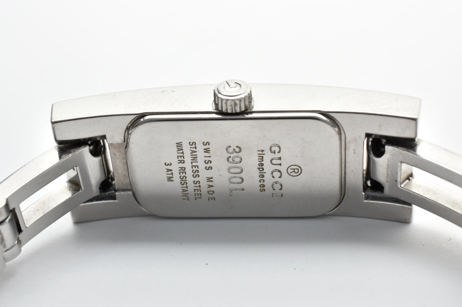 [EXC+5] GUCCI 3900L Women’s Watch silver Dial Quartz Swiss Made from JAPAN
