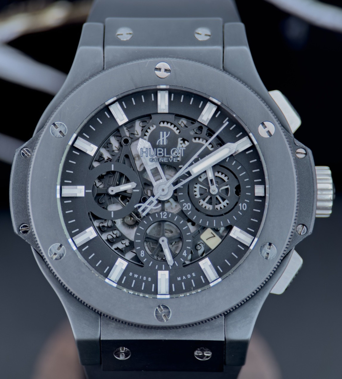 Hublot Aero Bang 44MM Black Magic Big Bang Skeleton Auto Ceramic 311.CI.1170.GR