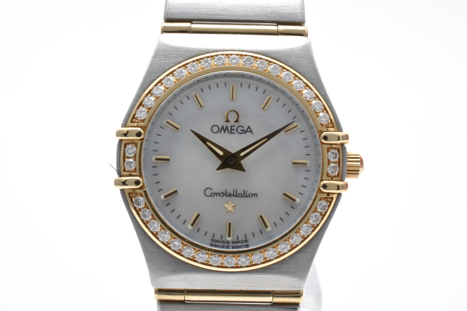 [Box, Paper] OMEGA Constellation 1277.70 Cal.1456 Diamond Bezel Shell Dial Watch