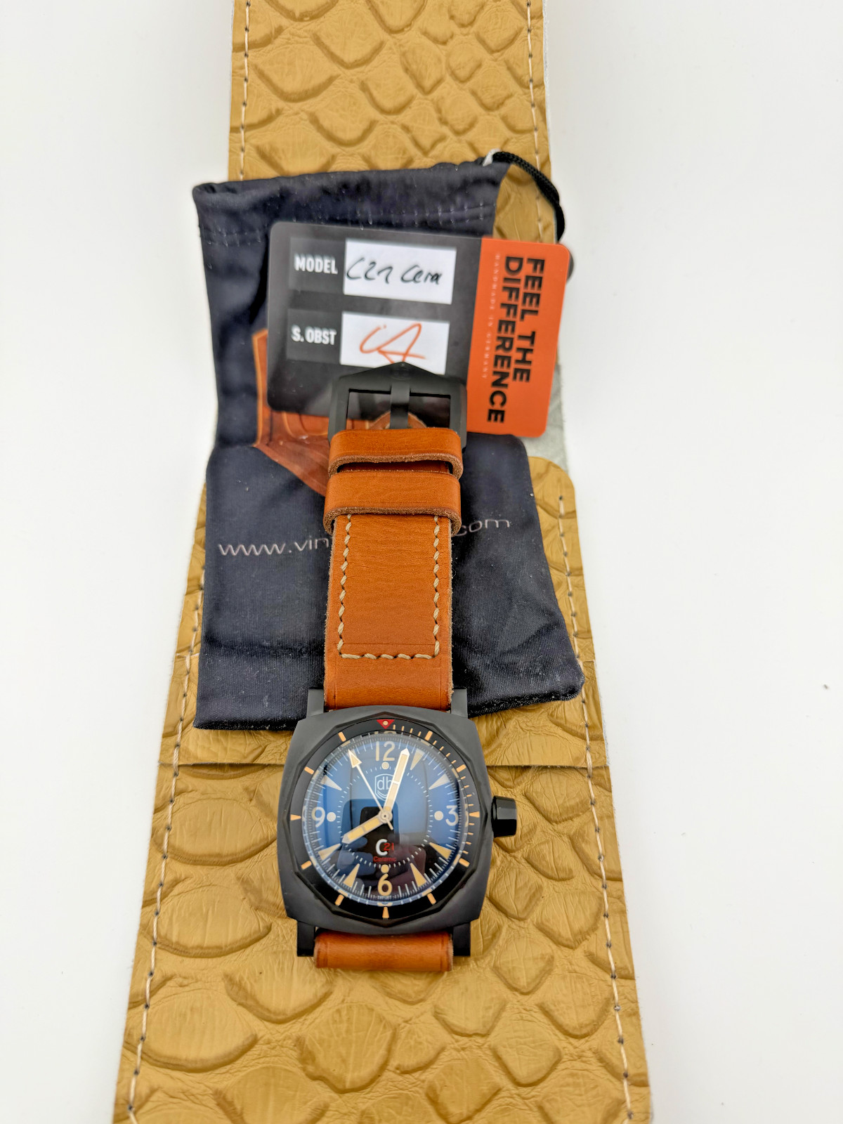 Vintage-VDB C21 CERAMIC – SWISS MOVEMENT ETA2824-2 – BRAND NEW, FULL SET