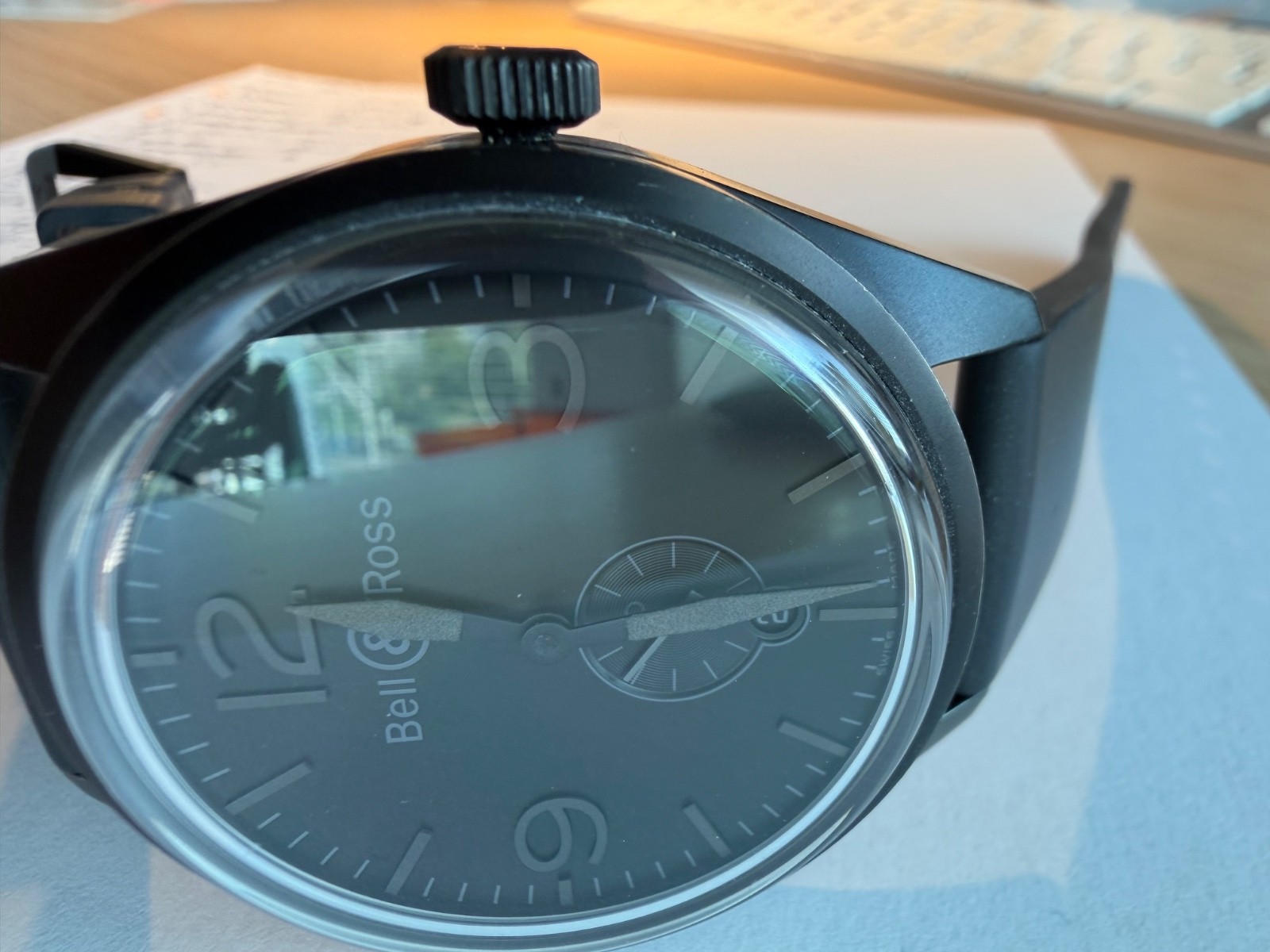 Bell Ross watch BR 123 Vintage Phantom