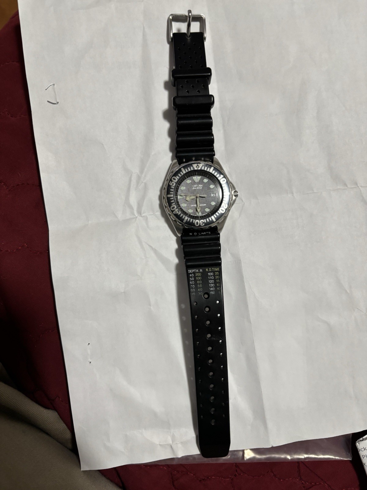 Citizen Eco-Drive Men’s Diver Watch 300m BN0000-04H