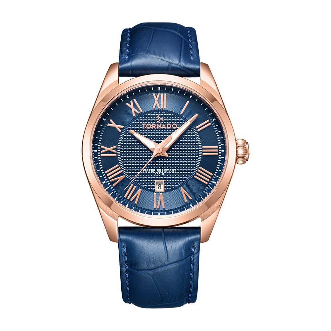 Tornado Celestia Classic Men’s Analog Watch | Blue Dial, 42x48mm, 100 m (10 ATM)