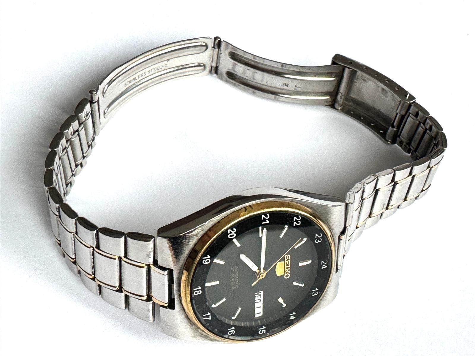 Seiko 5 Automatic Vintage Men’s Watch 21J 7S26 Movement Day/Date