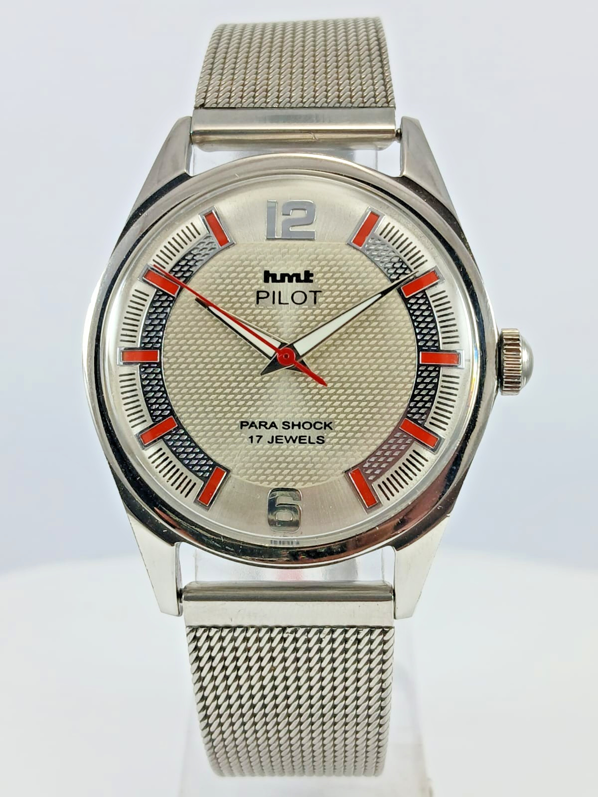 HMT Pilot Para Shock 17 Jewels Mechanical Hand Winding Vintage Men’s Watch