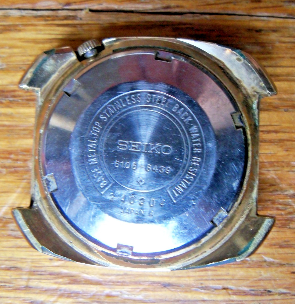 Vintage Burgundy Seiko DX Cushion Day-Date Automatic Men’s Watch 1970’s RARE