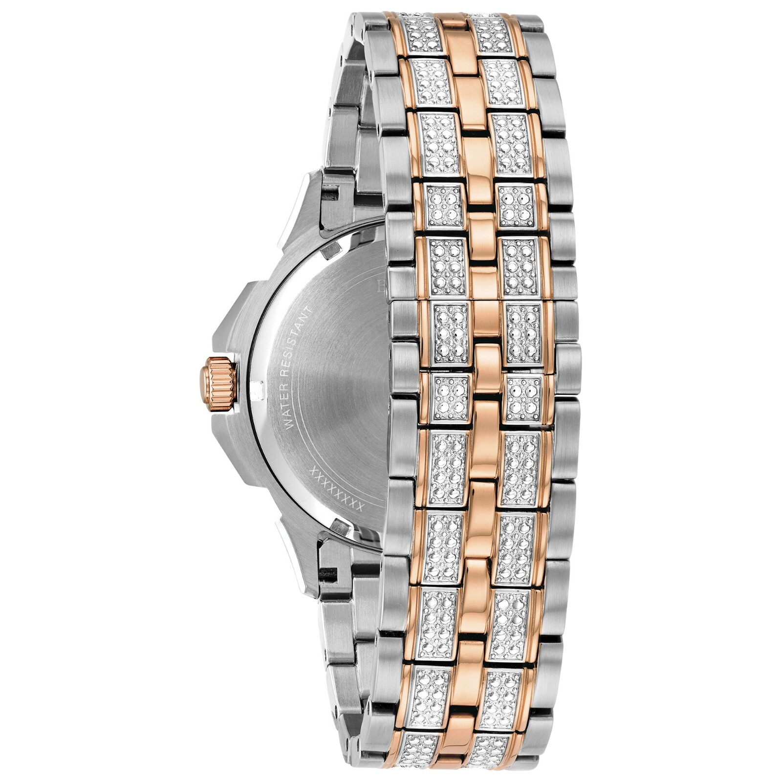 Bulova Men’s Octava Crystal Accent Chronograph Silver Quartz Watch 41MM 98C133