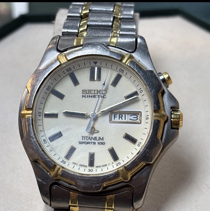 Seiko Kinetic Titanium Sports 100 Men’s Watch, Previously Owned