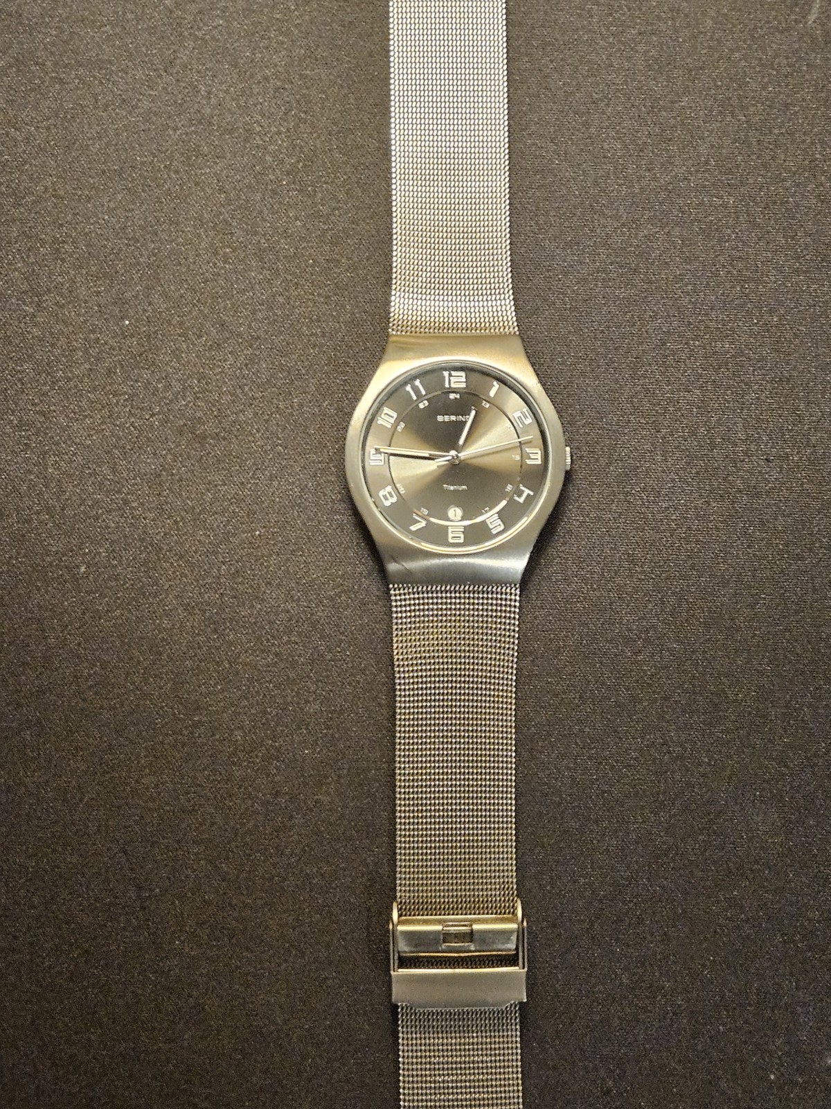 BERING 37mm ultra light, durable Titanium steel , 7mm super thin, sapphire glass