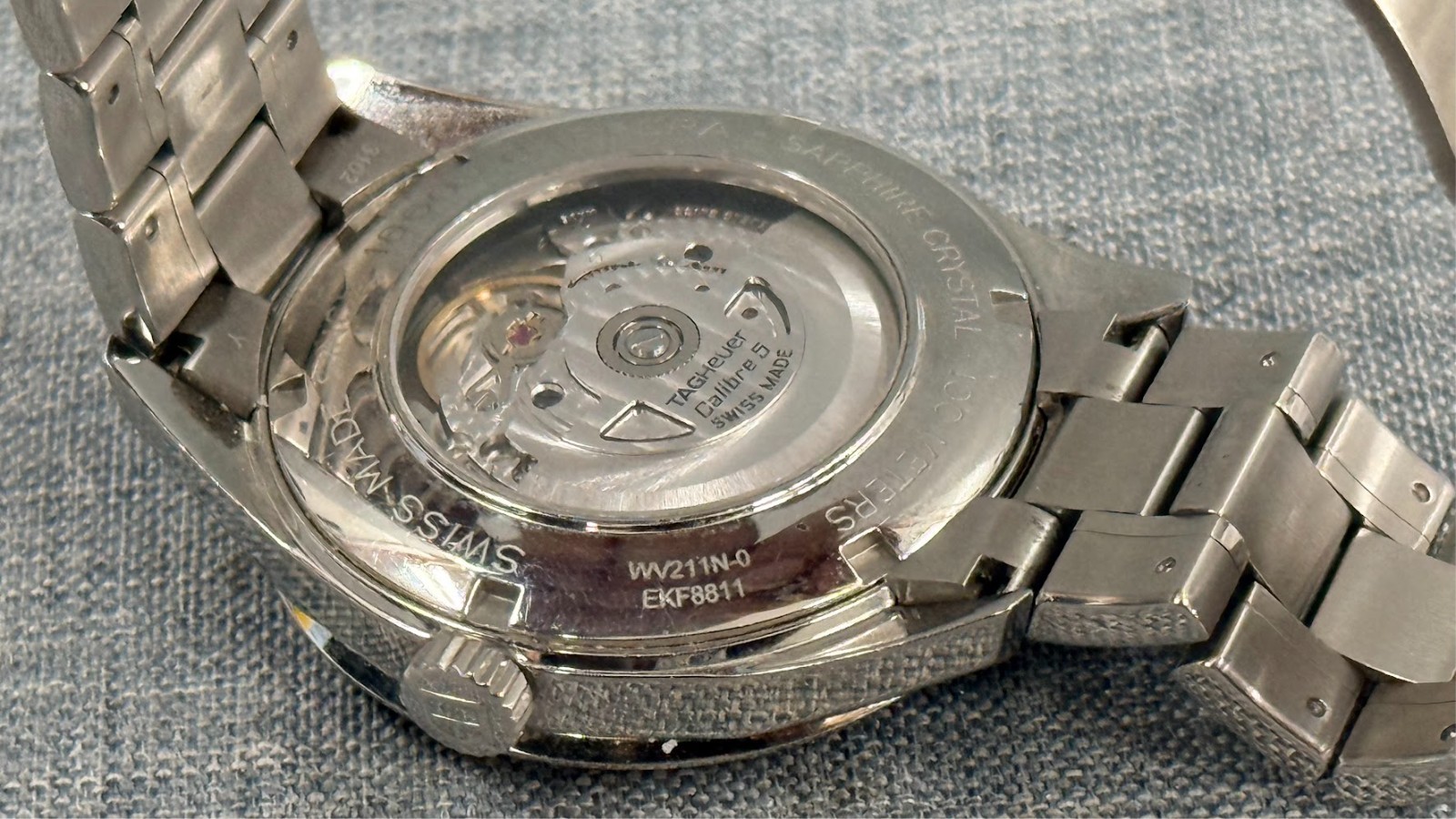 TAG Heuer Carrera Calibre 5 WV211N Men’s Wristwatch 39 mm