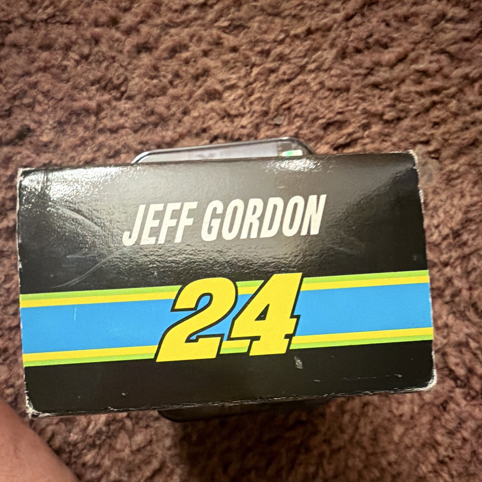 Upper Deck Jeff Gordon Men’s Quartz Analog Watch Blue Rubber Strap w/ Box