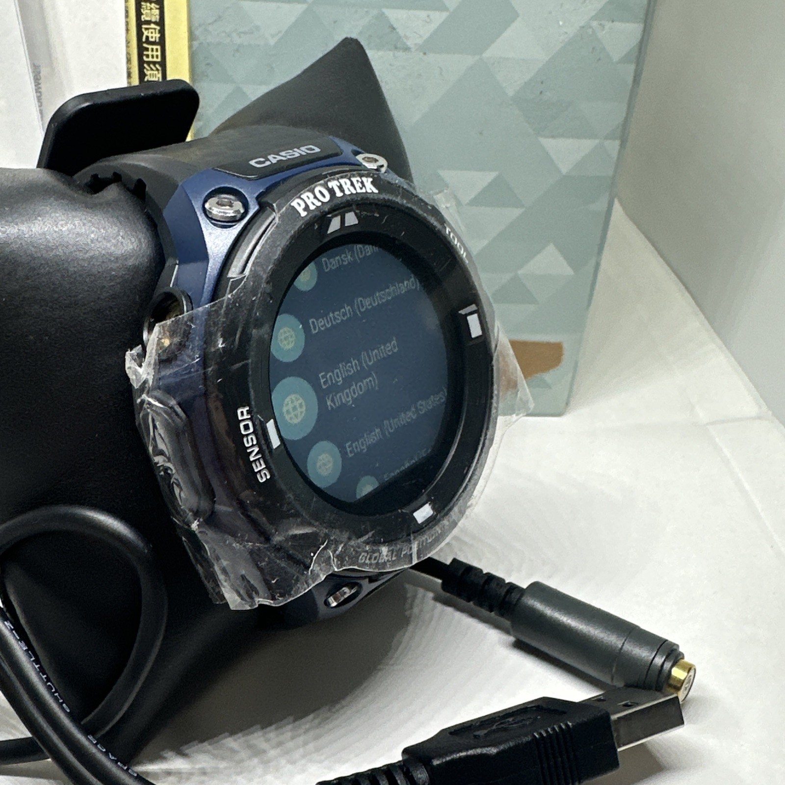 Casio Pro Trek WSD-F20 Men’s Black Silicone Band Digital GPS Smartwatch XOB128