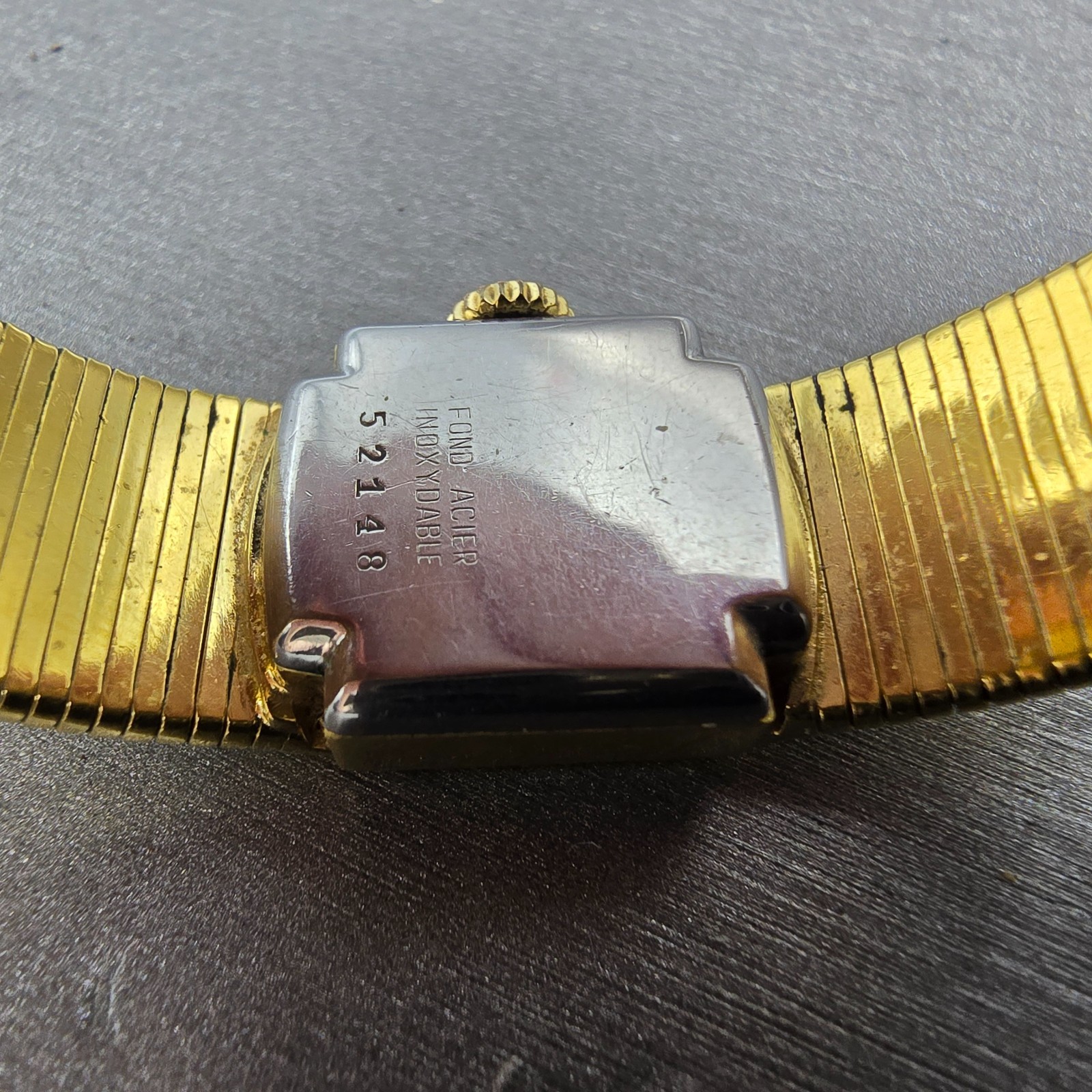 Bucherer Watch Women 16mm Silver Dial Gold Plated Manual Wind Runs Vintage