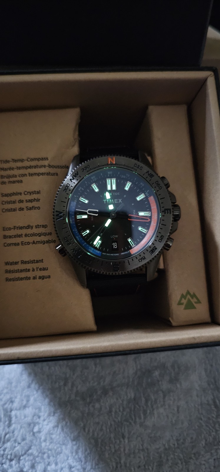 Timex Expedition North Tide Temp Compass TW2V03900