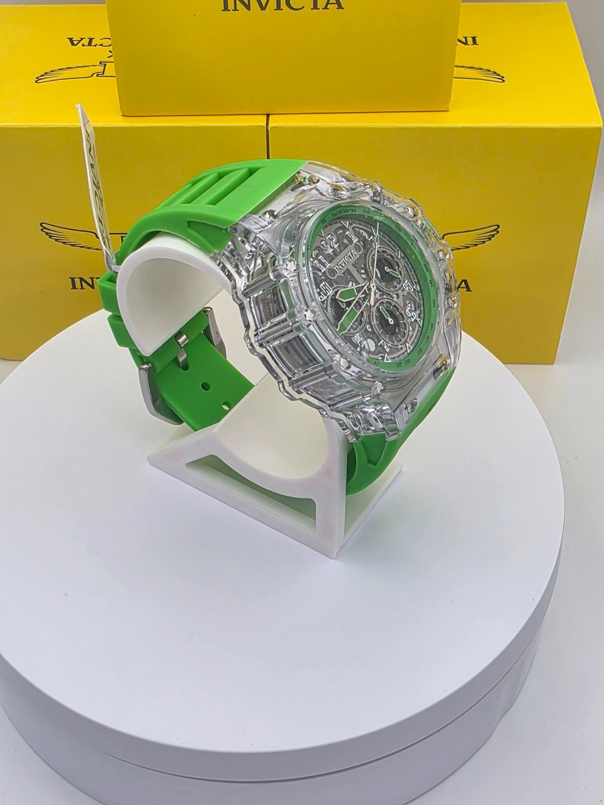 INVICTA Racing Vaulthan Men’s Watch-44mm, Green 69687 New with Warranty