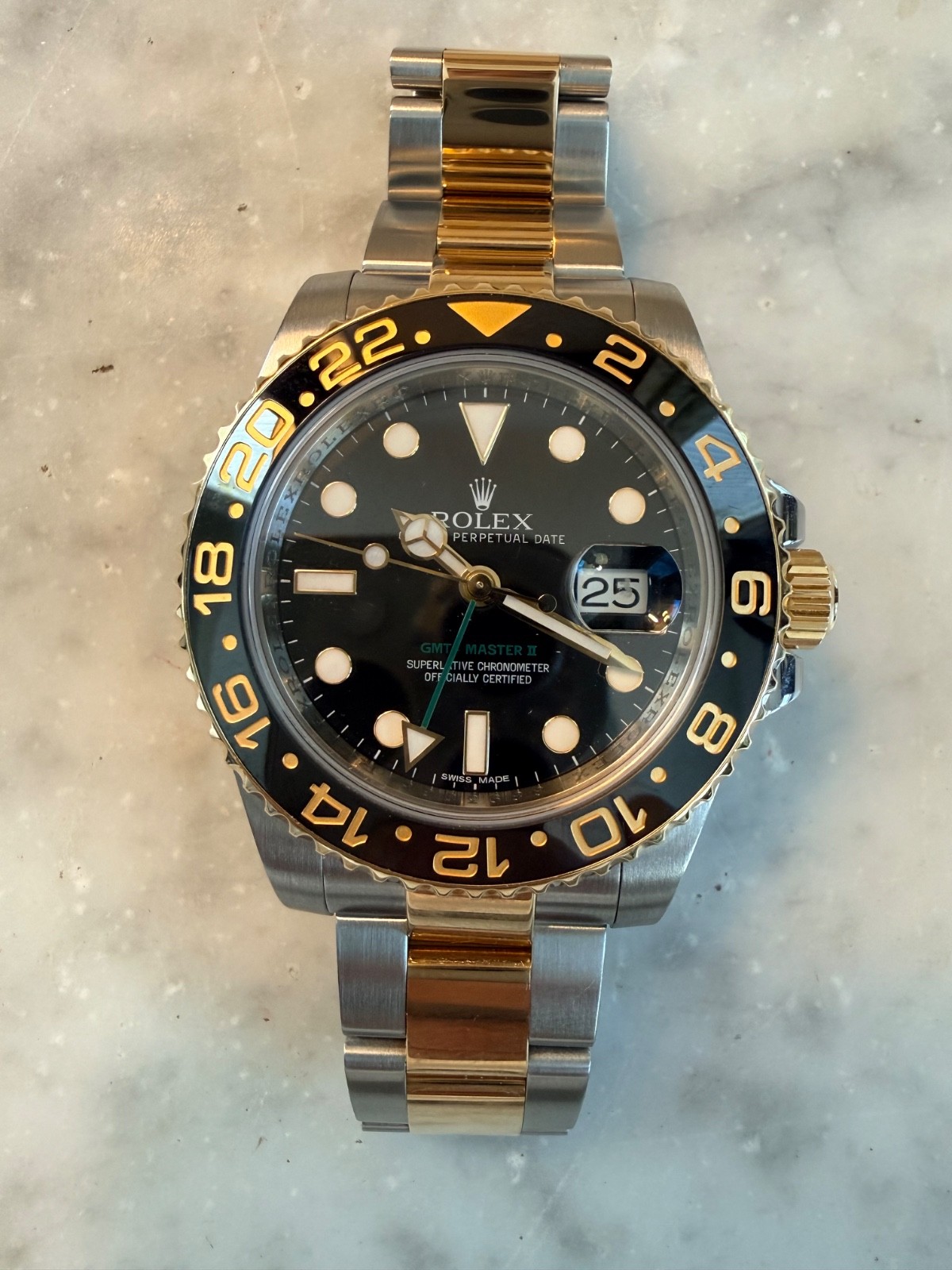 Rolex GMT-Master II Recent Full Rolex Service, Complete Set