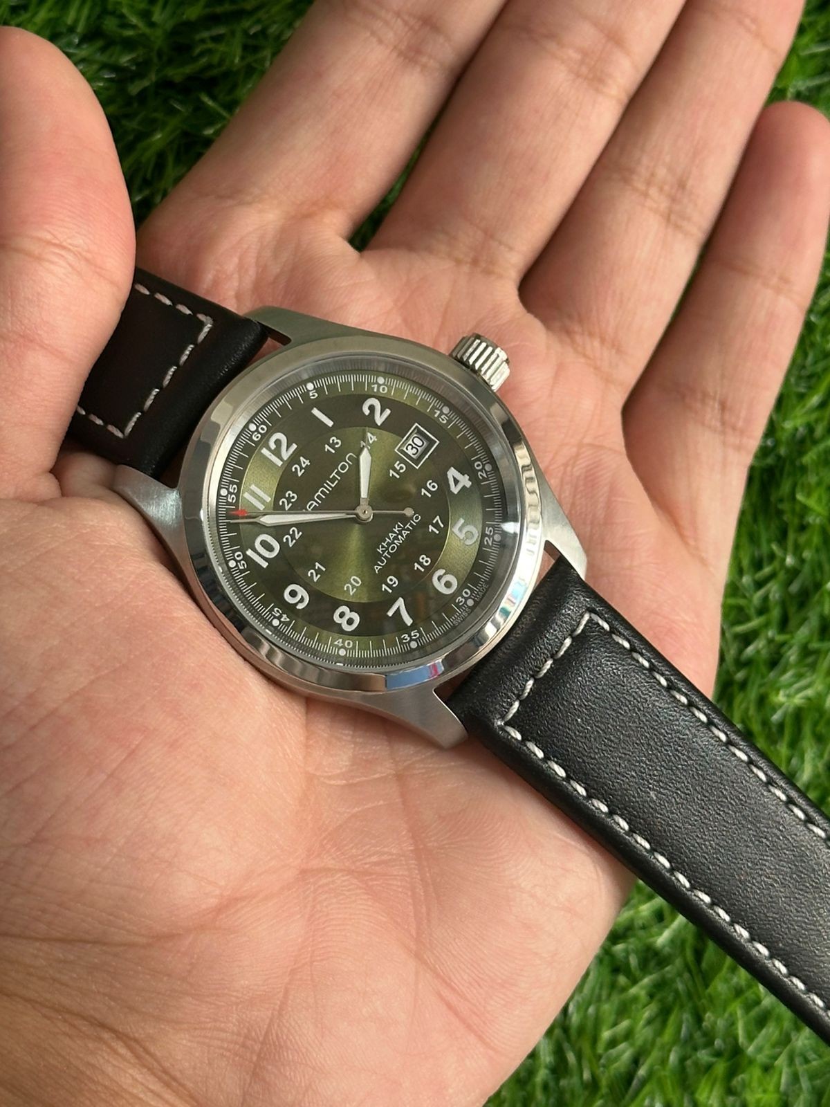 Hamilton Khaki Field Green Dial Automatic Men’s Watch
