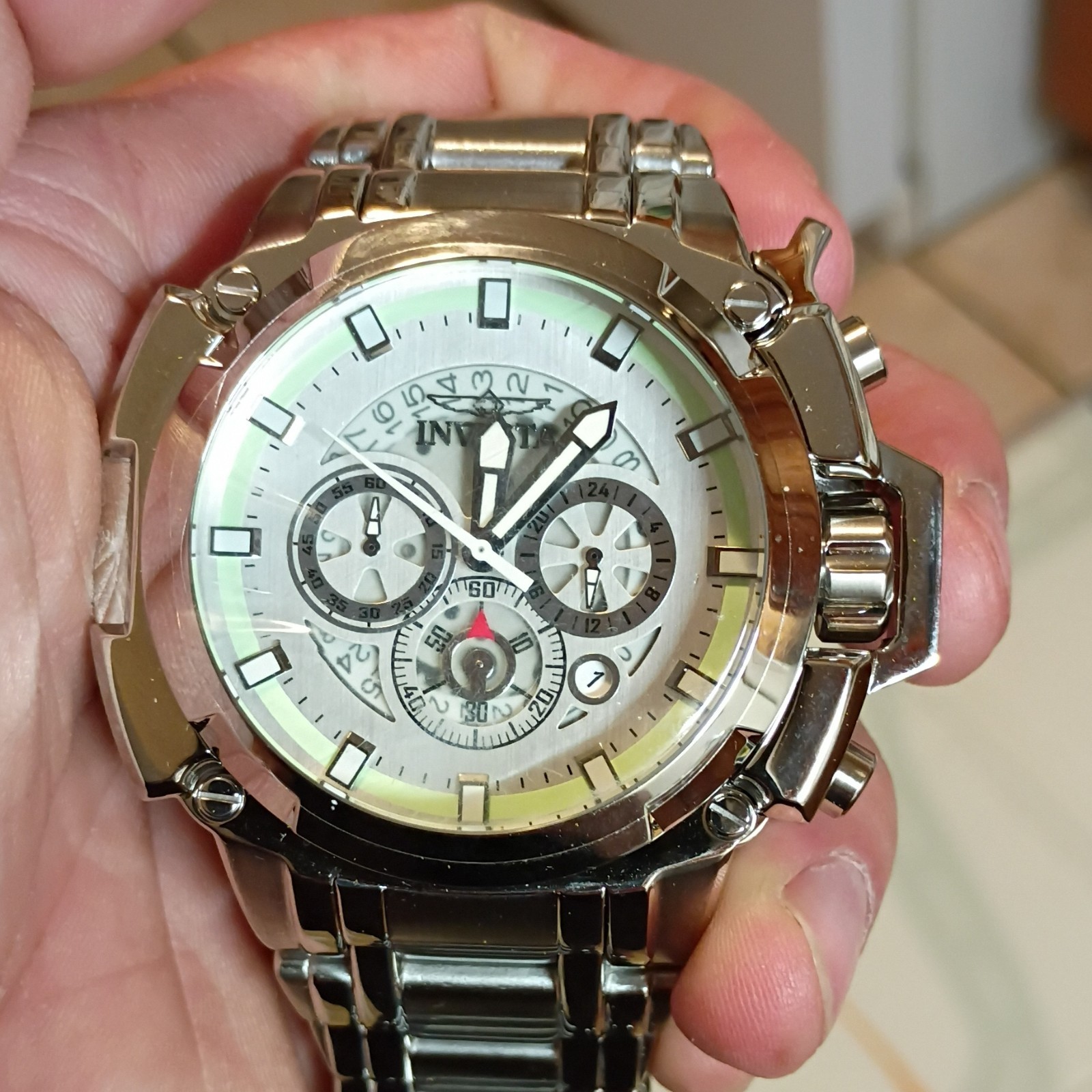 Invicta Coalition Forces Man of War Men’s Quartz Chronograph SS 100m Box