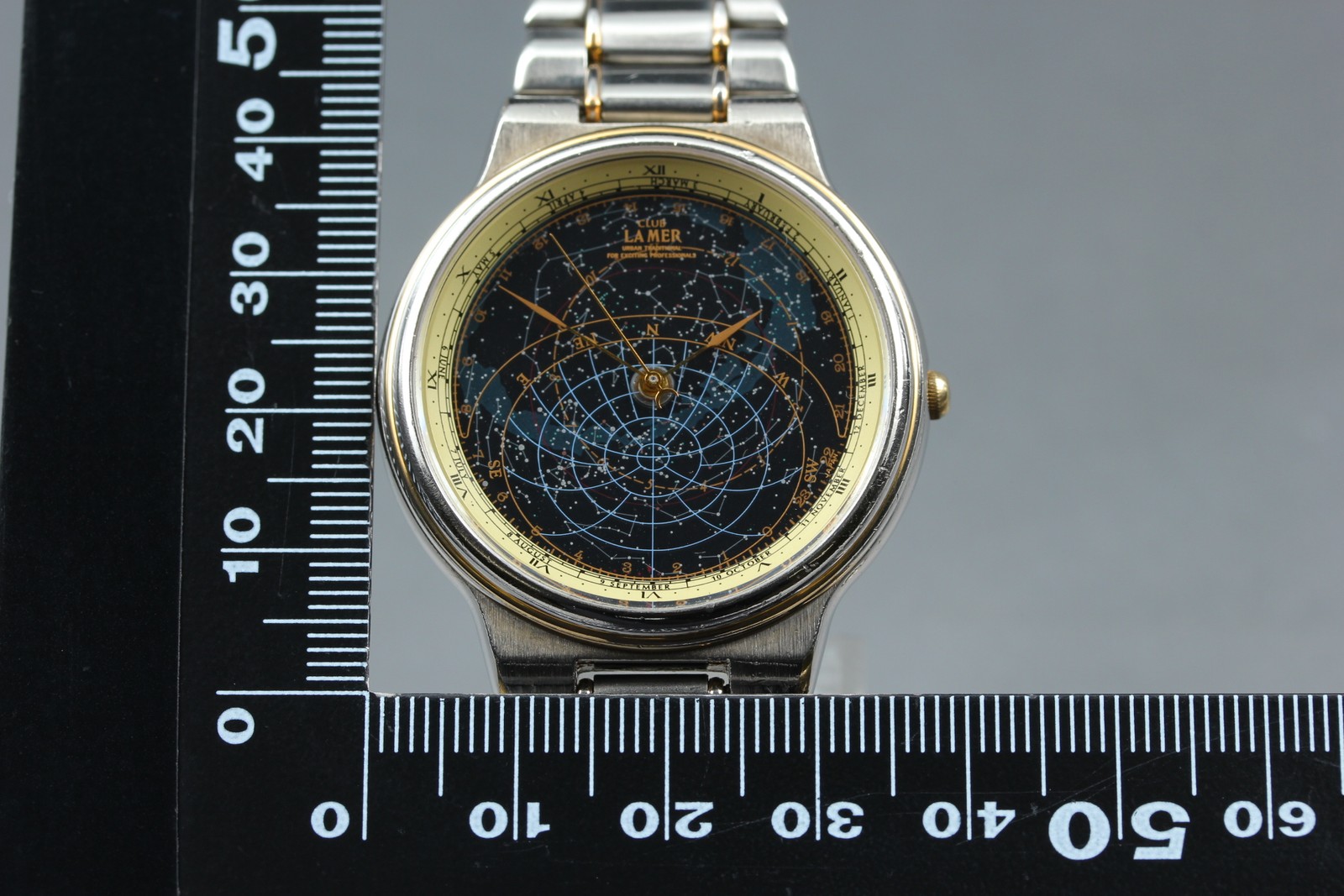 *Exc+5* Vintage 1988 Citizen Club LA MER Cosmosign 38mm Quartz Men’s Watch JAPAN