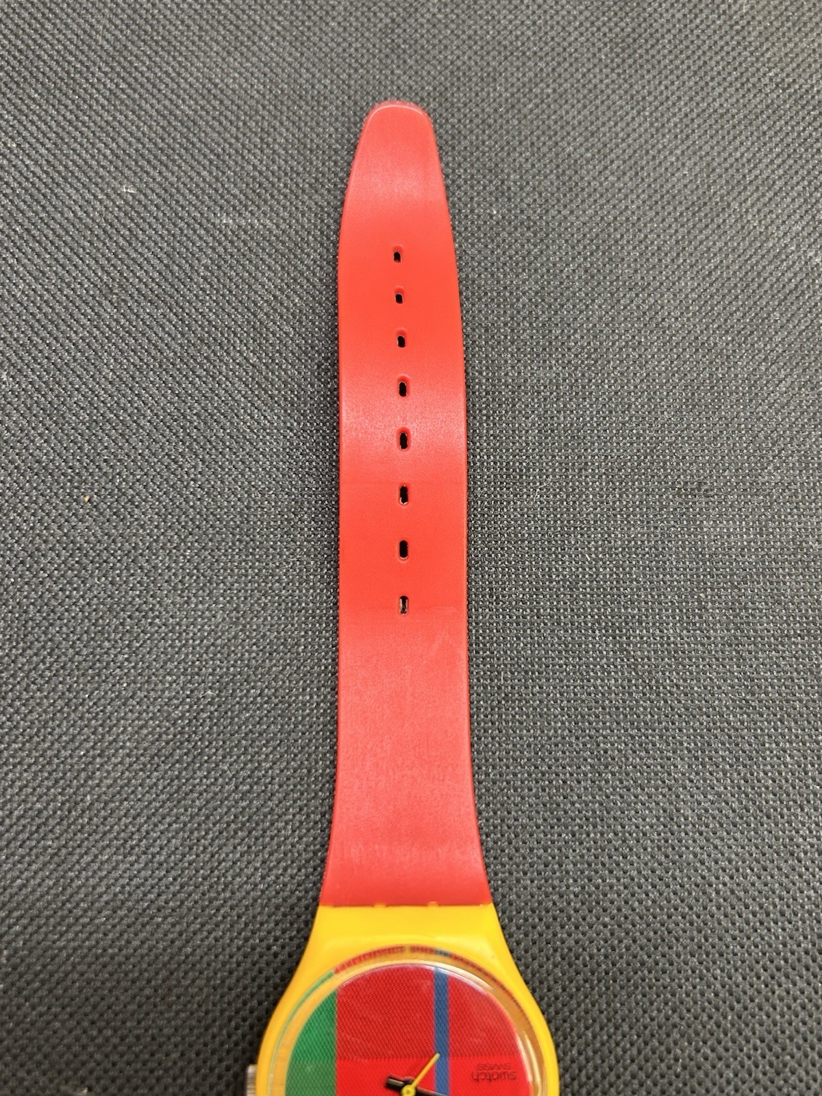 SWATCH Rare Vintage Swatch McGregor (GJ100) Wristwatch! Green, Yellow, Red