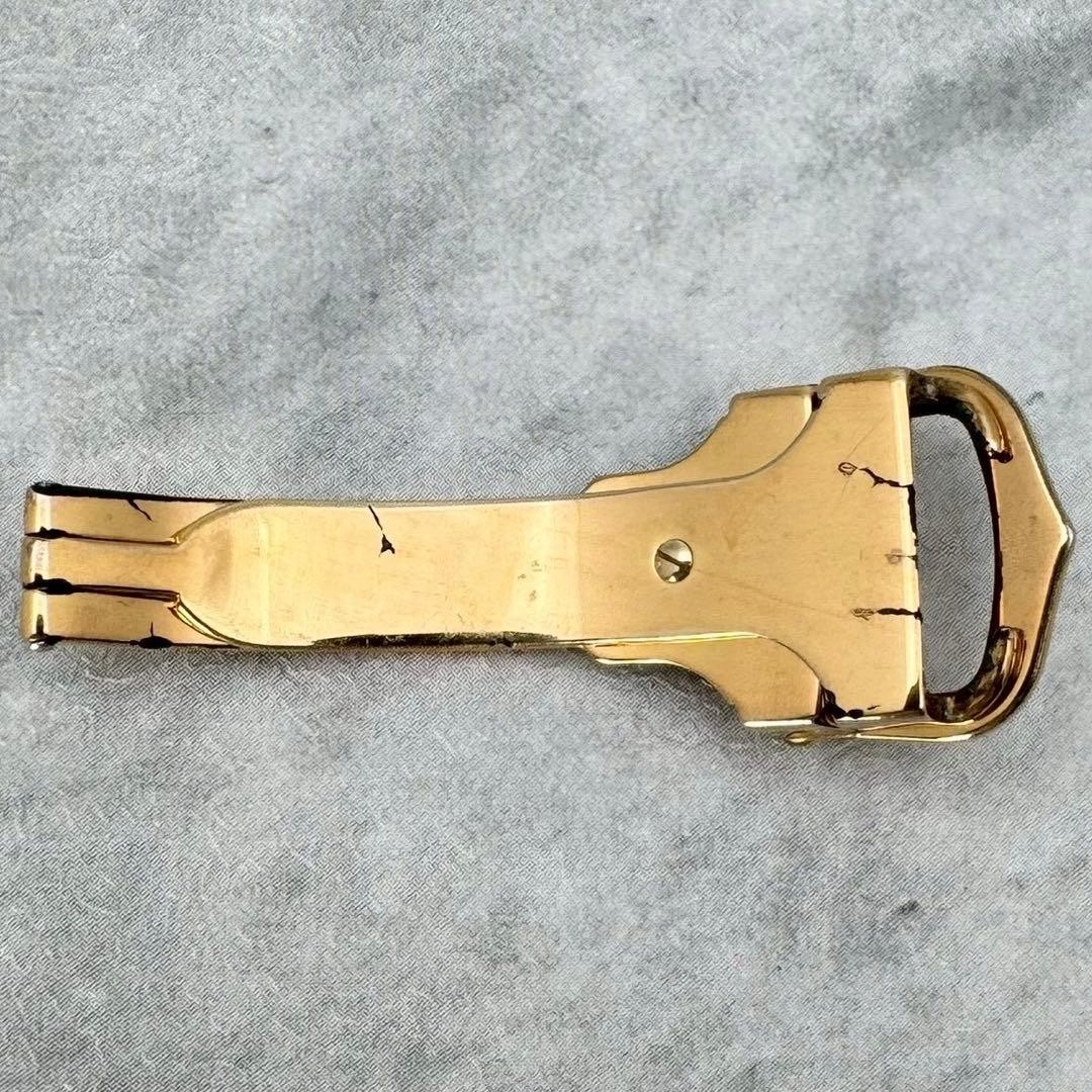 Cartier D-Buckle 14mm Gold Stainless Steel Watch Clasp Japan 071221