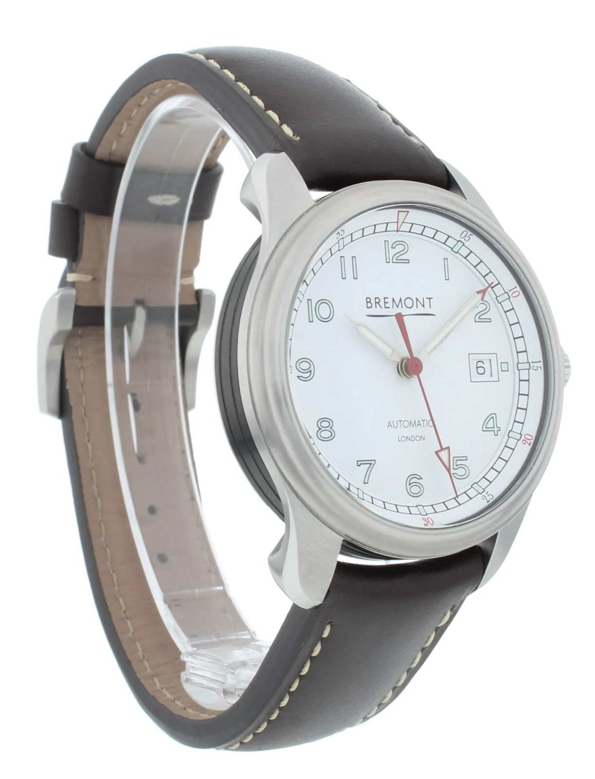Bremont Airco Mach 1 Brown Strap 40mm Automatic Men’s Watch AIRCO-M1-WH-R-S