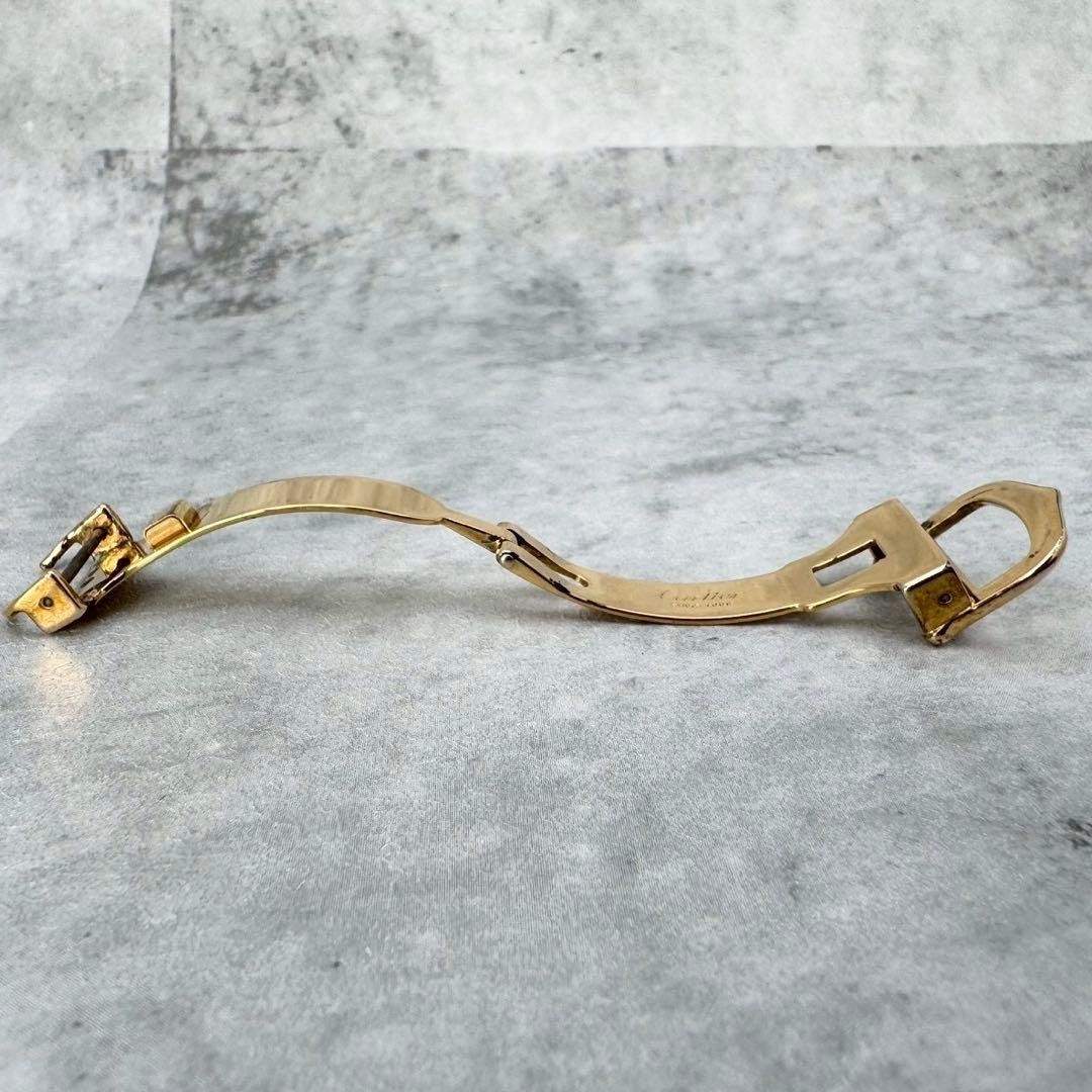 Cartier D-Buckle 14mm Gold Stainless Steel Watch Clasp Japan 071221