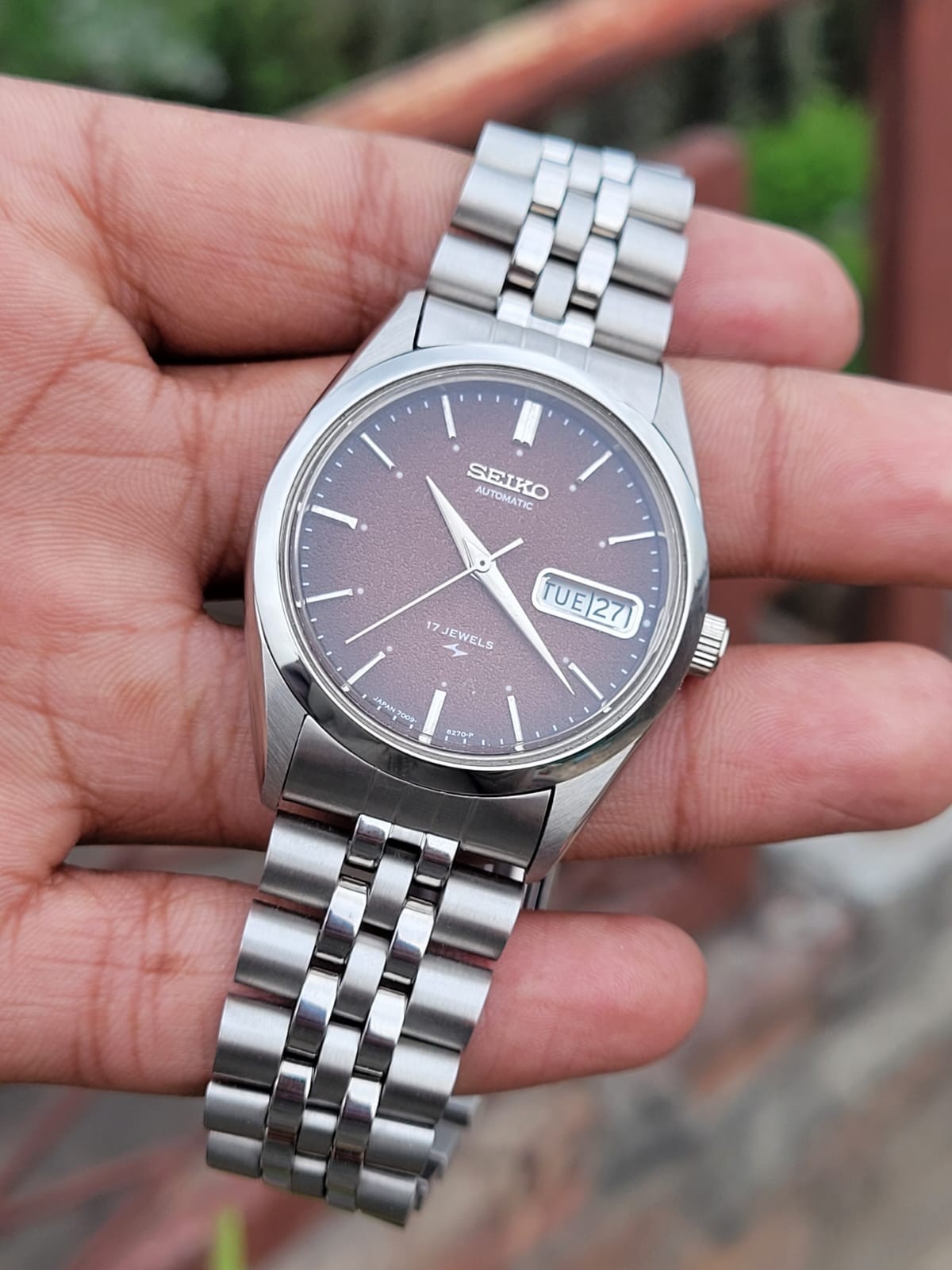 Seiko 5 Men’s Automatic Watches 6309 | Textured Brown Dial | Japan Made