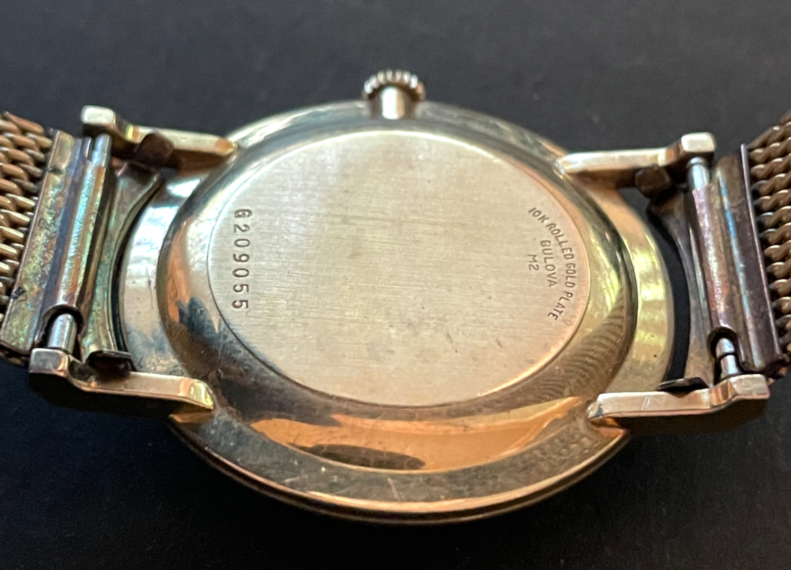 Vintage 1962 Bulova Men’s Watch Running Ticks 32.5mm Case 10K RGP M2 Swiss