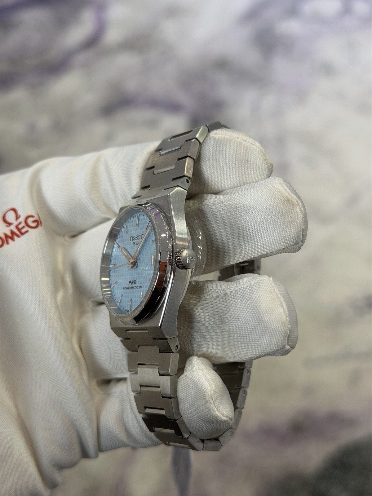 New Tissot PRX Powermatic 80 Ice Blue 35MM Women’s Watch T137.207.11.351.00
