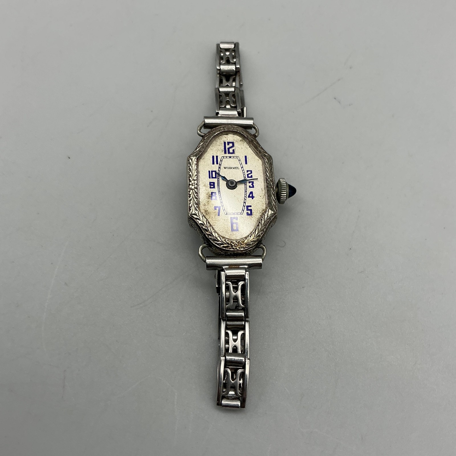 Vintage Wearwel Womens Watch 16mm 19K Rolled Gold Plated Manual Art Deco 6″