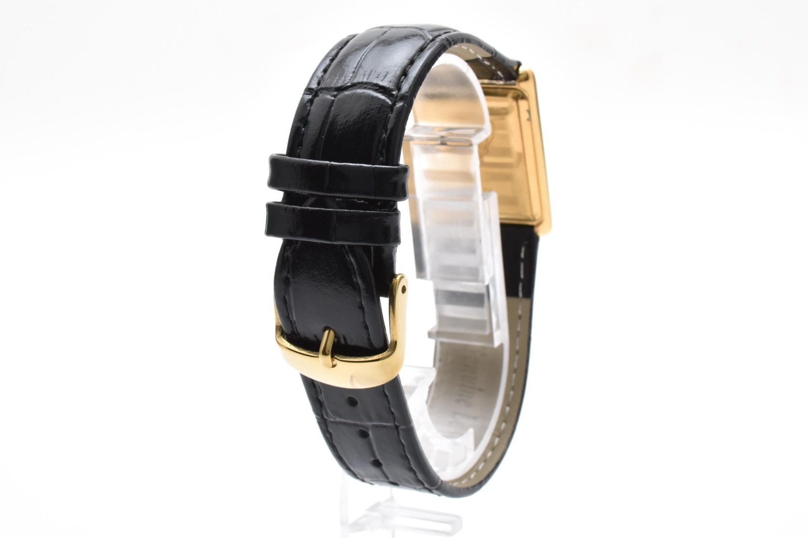 Gucci 4200FM 25mm Gold Black Dial Vintage Quartz Unisex Watch with Original Box